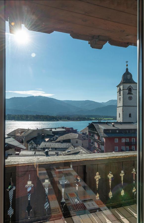 Aberseeblick Pension Ellmauer Sankt Wolfgang im Salzkammergut ภายนอก รูปภาพ