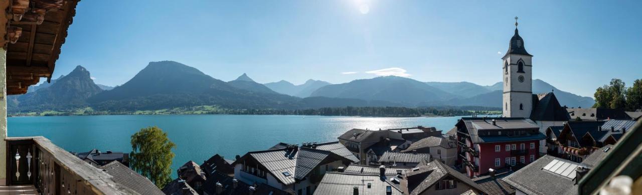 Aberseeblick Pension Ellmauer Apartment Sankt Wolfgang im Salzkammergut ภายนอก รูปภาพ