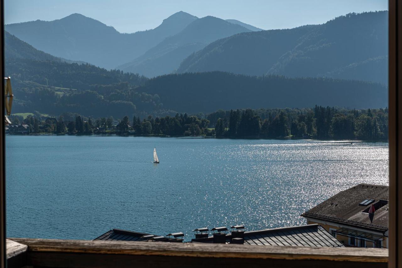 Aberseeblick Pension Ellmauer Sankt Wolfgang im Salzkammergut ภายนอก รูปภาพ