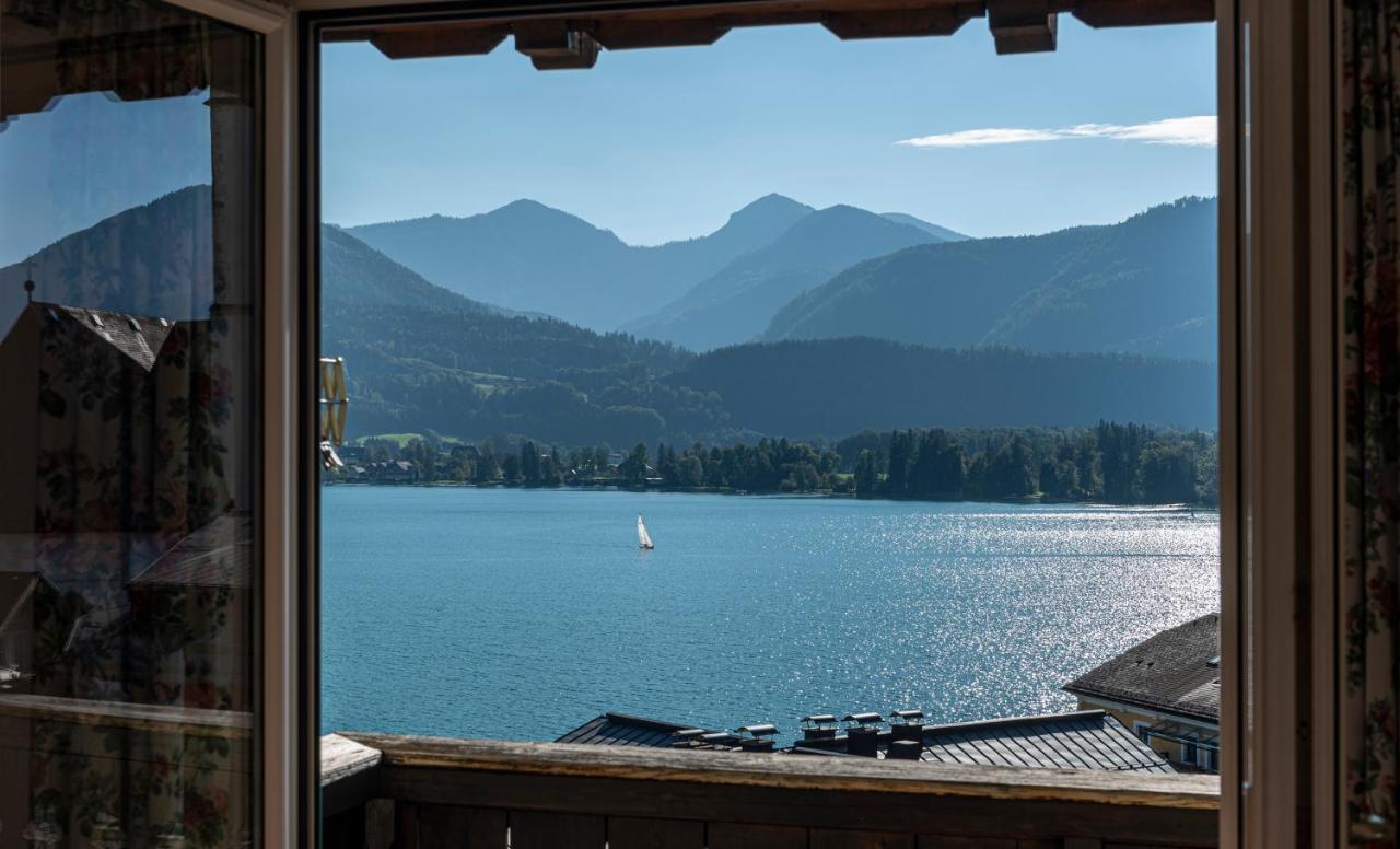 Aberseeblick Pension Ellmauer Apartment Sankt Wolfgang im Salzkammergut ภายนอก รูปภาพ