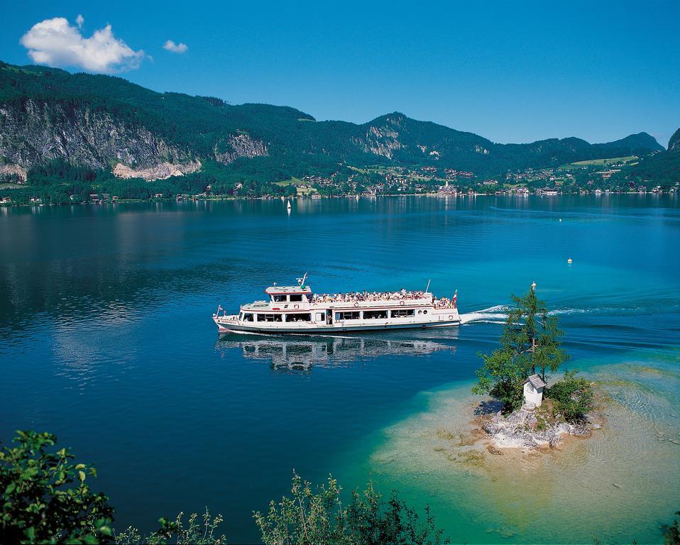 Aberseeblick Pension Ellmauer Sankt Wolfgang im Salzkammergut ภายนอก รูปภาพ