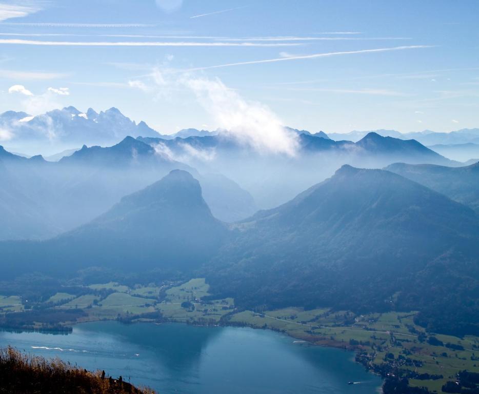 Aberseeblick Pension Ellmauer Apartment Sankt Wolfgang im Salzkammergut ภายนอก รูปภาพ