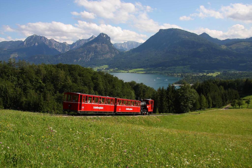 Aberseeblick Pension Ellmauer Apartment Sankt Wolfgang im Salzkammergut ภายนอก รูปภาพ