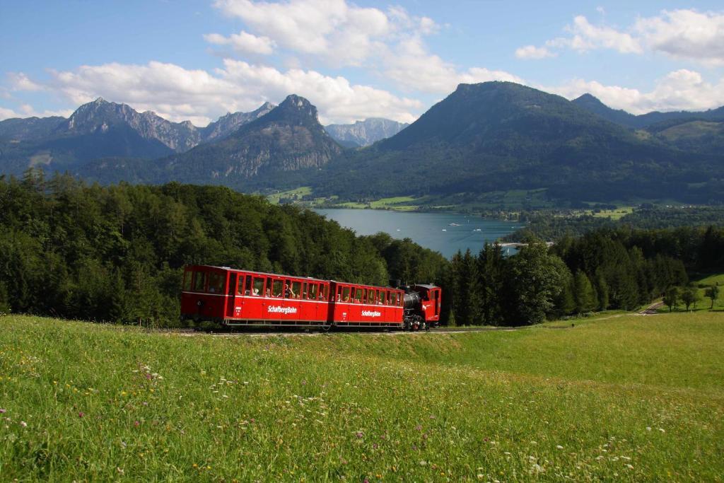 Aberseeblick Pension Ellmauer Sankt Wolfgang im Salzkammergut ภายนอก รูปภาพ
