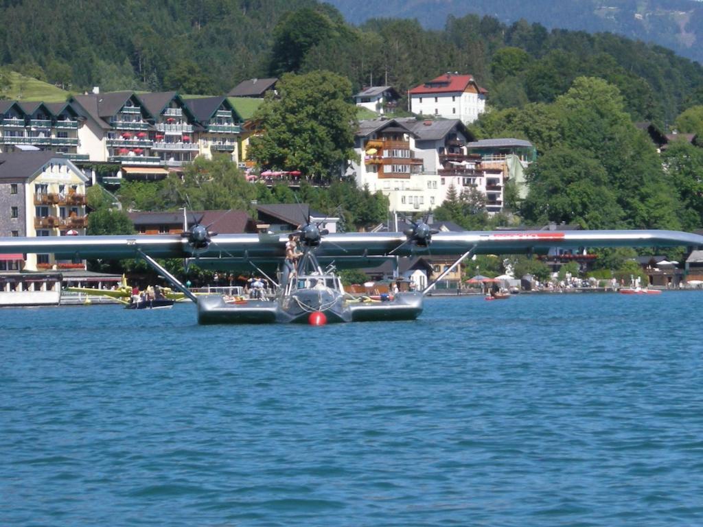Aberseeblick Pension Ellmauer Sankt Wolfgang im Salzkammergut ภายนอก รูปภาพ