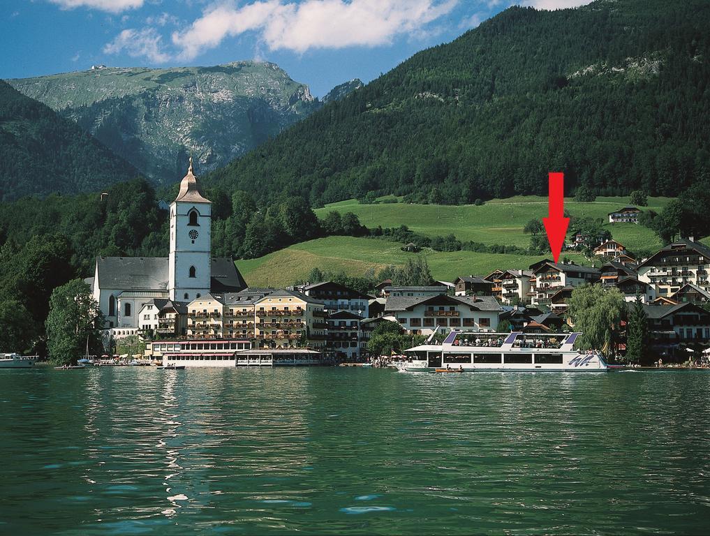 Aberseeblick Pension Ellmauer Sankt Wolfgang im Salzkammergut ภายนอก รูปภาพ