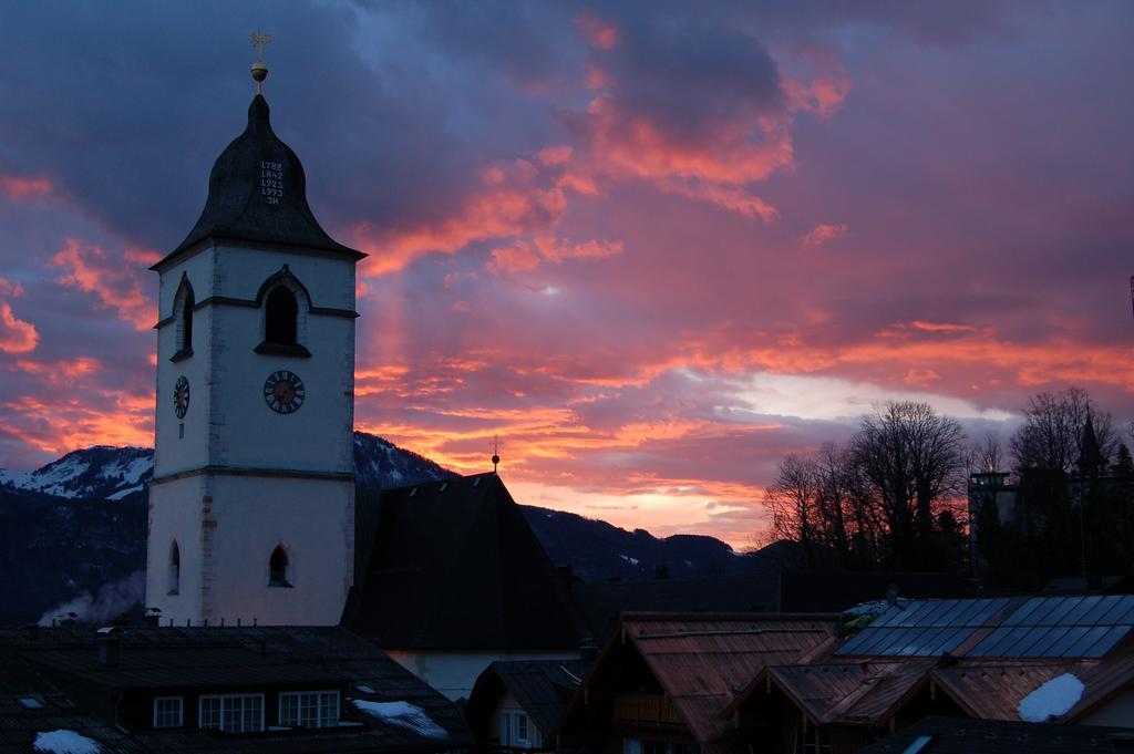 Aberseeblick Pension Ellmauer Apartment Sankt Wolfgang im Salzkammergut ภายนอก รูปภาพ